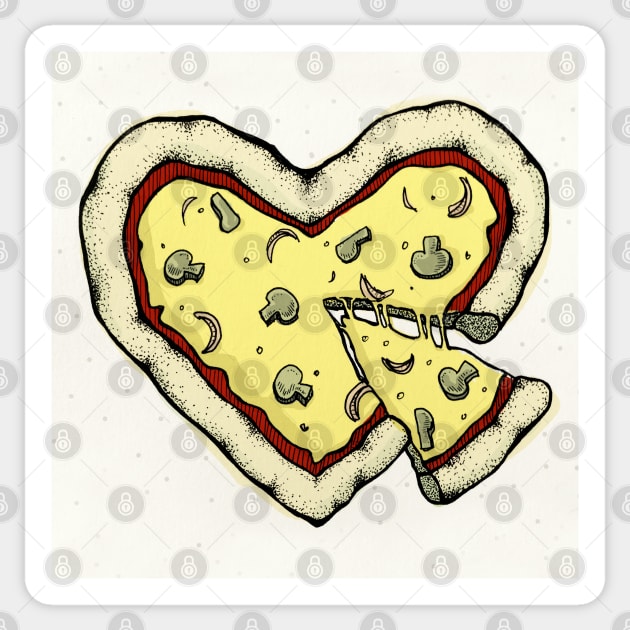 Take a Piece of My Heart Sticker by PantherPuke